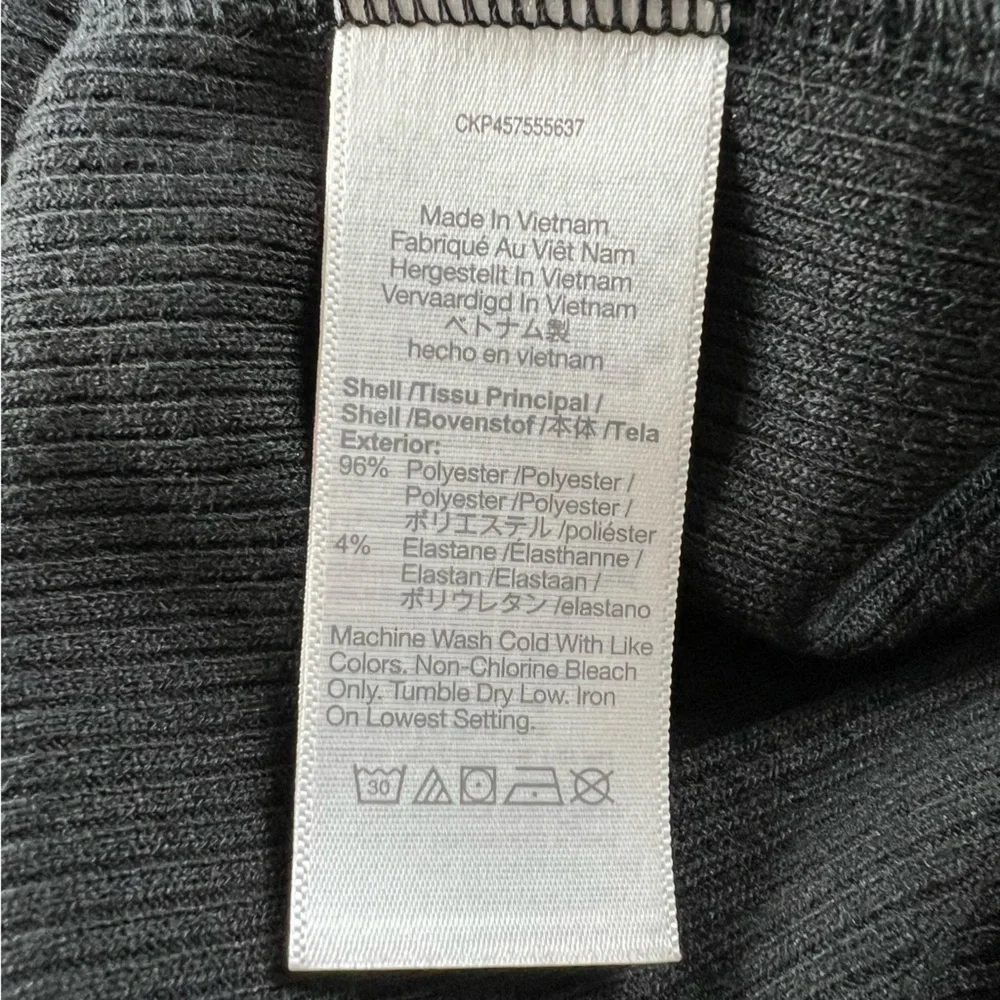 Madewell Long-Sleeve Pocket Tee Dress Size Small in Black